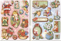 Naklejki 3D Mikołaje CLX20  Brewis